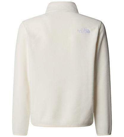 The North Face Fleecetrøje - Glacier - 1/4 Zip - White Dune