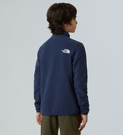 The North Face Fleecetrøje - Glacier - 1/4 Zip - Summit Navy