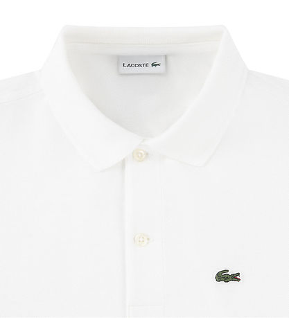 Lacoste Polo - Piqué - Hvid