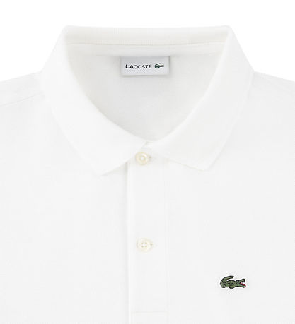 Lacoste Polo - Piqué - Hvid