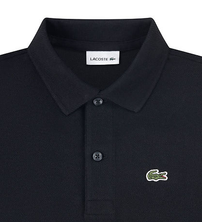 Lacoste Polo - Piqué - Sort