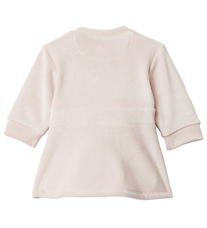Calvin Klein Kjole - Fløjl - Whitecap Gray