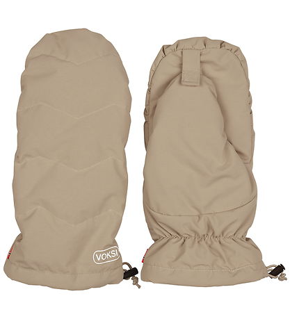 Voksi Barnevognshandsker - Dark Sand-Light Grey