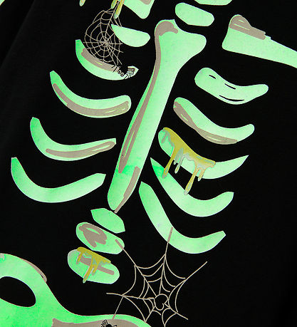 Name It Nattøj - 2-delt - Glow In The Dark  - NmnOwen - Black/Le