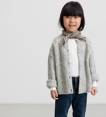 MarMar Cardigan - Uld - Morning Dew Mel.ange