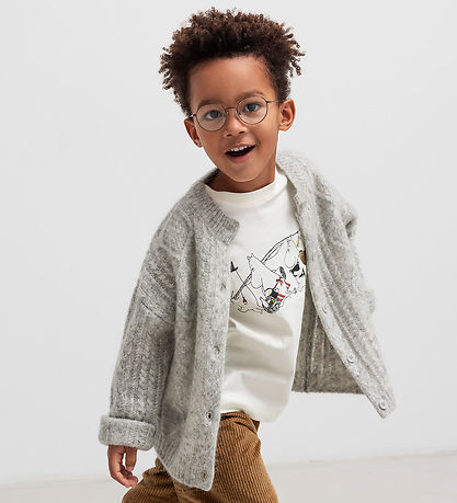 MarMar Cardigan - Uld - Morning Dew Mel.ange