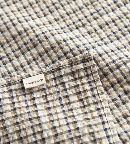 MarMar Tørklæde - 50x50 - Airo - Pilot Navy Check