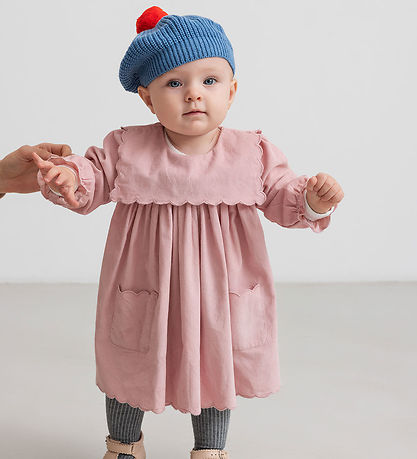 MarMar Kjole - Fløjl - Dulle - Soft Berry