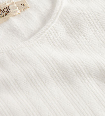 MarMar Bluse - Tamra - Rib - Gentle White