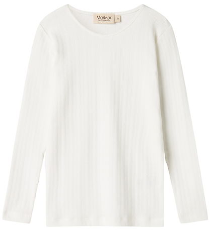 MarMar Bluse - Tamra - Rib - Gentle White