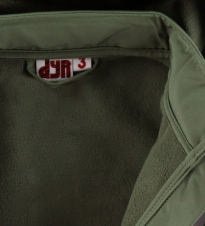 DYR-Cph Softshelljakke - Dyrevild - Soft Khaki Dyrepasser/Elefan