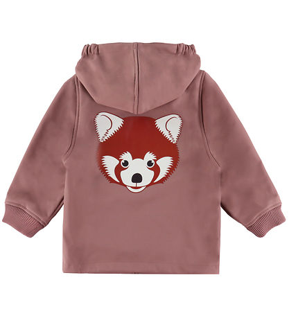 DYR-Cph Softshelljakke - Dyrevild - Dk Rose Beige Rød Panda