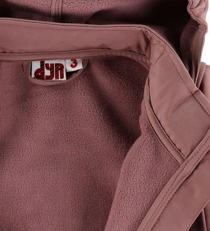DYR-Cph Softshelljakke - Dyrevild - Dk Rose Beige Rød Panda