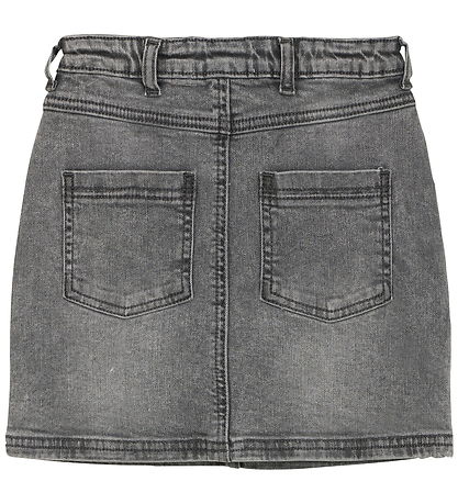 Creamie Nederdel - Light Grey Denim