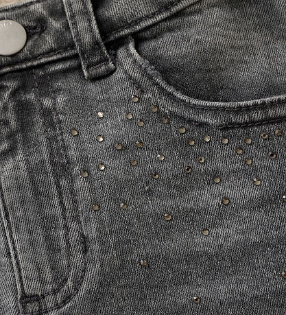 Creamie Nederdel - Light Grey Denim