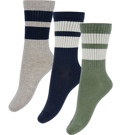 MP Strømper - 3-pak - Anker - Light Brown Melange