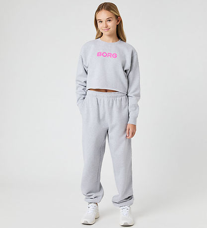 Björn Borg Sweatpants - Light Grey Melange