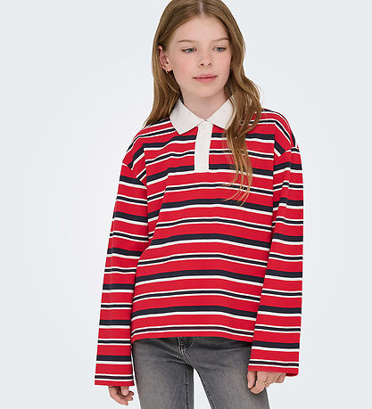 Kids Only Bluse - KogRuby - Salsa/Night Sky/Cloud Dancer