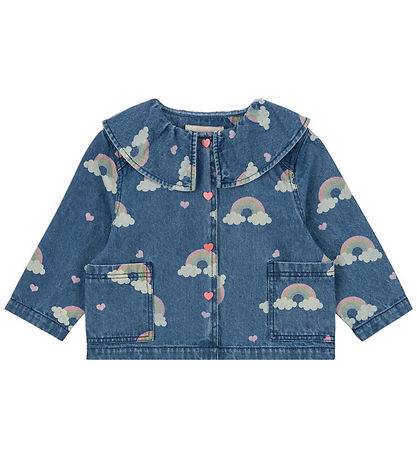 Kongens Sløjd Denimjakke - Denim - Magot - Rainbow