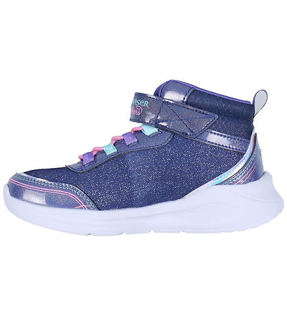 Skechers Støvler m. Lys - Unicorn Chaser - Navy/Multi