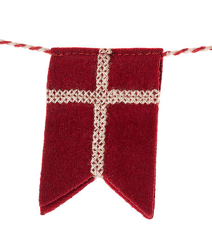 Maileg Flagguirlande - Dannebrog - 1,70 m.