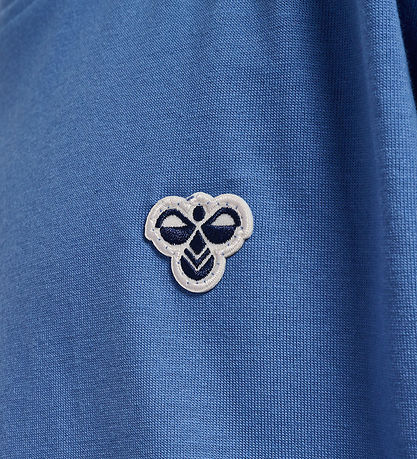 Hummel T-shirt - HmlJR - Dutch Blue m. Logo