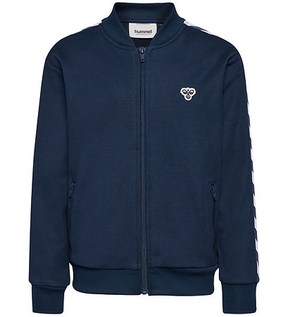 Hummel Cardigan - HmlJR - Dress Blues m. Logo