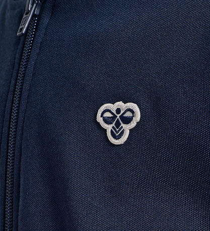 Hummel Cardigan - HmlJR - Dress Blues m. Logo