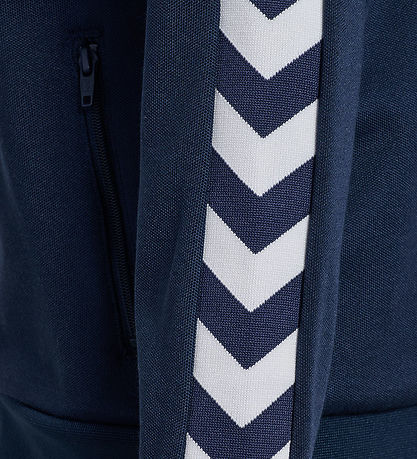 Hummel Cardigan - HmlJR - Dress Blues m. Logo