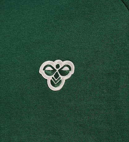 Hummel T-shirt - hmlJR Archive - Mørkegrøn m. Logo