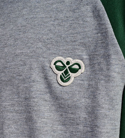 Hummel Bluse - hmlJR - Mørkegrøn m. Logo