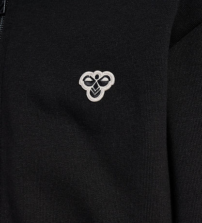 Hummel Cardigan - hmlJR Loose Zip - Sort m. Logo