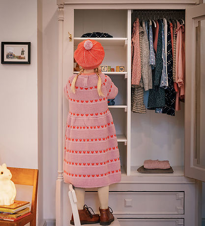 MarMar Baret - Strik - Uld/Bomuld - Alexo - Tomato Stripe