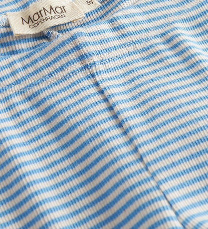 MarMar Leggings - Rib - Modal - Blue Stripe