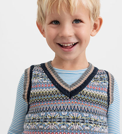 MarMar Bluse - Rib - Modal - Tani - Blue Stripe