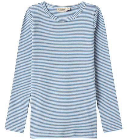 MarMar Bluse - Rib - Modal - Tani - Blue Stripe