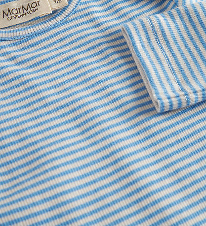 MarMar Body l/æ - Rib - Modal - Ben - Blue Stripe
