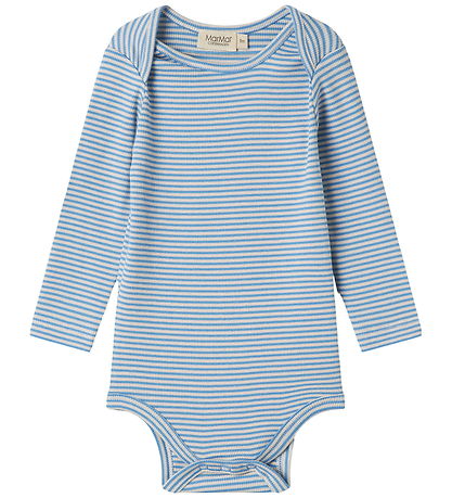 MarMar Body l/æ - Rib - Modal - Ben - Blue Stripe