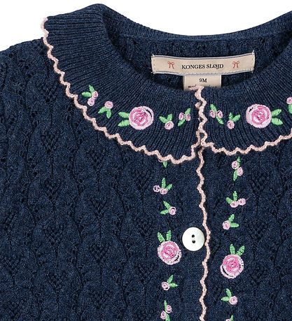 Konges Sløjd Cardigan - Strik - Rosier - Ensign Blue 