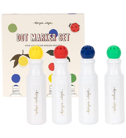 Konges Sløjd Tuscher - Dot Marker Set - Multi