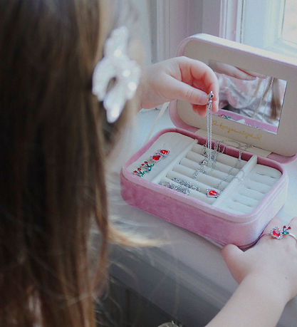 Konges Sløjd Smykkeæske m. Smykker - All I Wish For - Pink