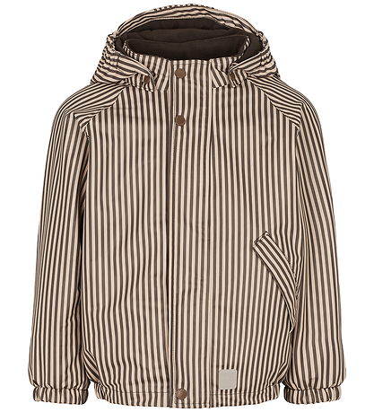 MarMar Regntøj m Fleece - PU - Obo - Brown Stripe