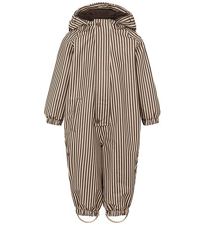 MarMar Regndragt m Fleece - PU - Orion - Brown Stripe