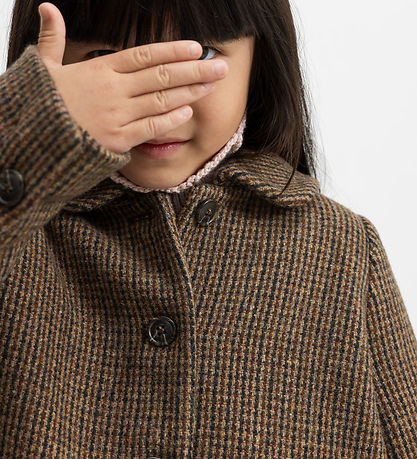 MarMar Jakke - Uld - Olive - Earthy Check