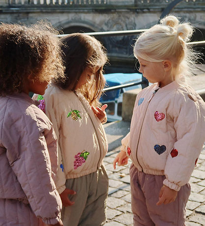 Konges Sløjd Termojakke - Juno Sequin Bomber - Cameo Rose