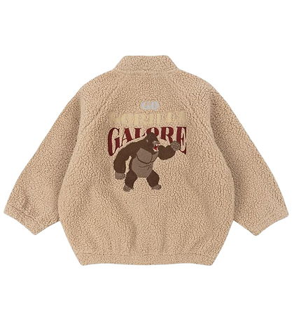 Konges Sløjd Fleecejakke - Jazz Teddy - Oxford Tan