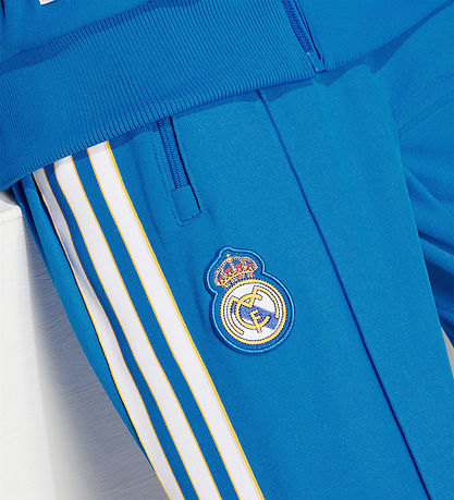 adidas Originals Bukser - Real Madrid - Blue Bird/Hvid