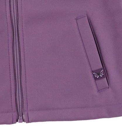 DYR-Cph Softshelljakke - Dyrevild - Lavender m. Sommerfugl