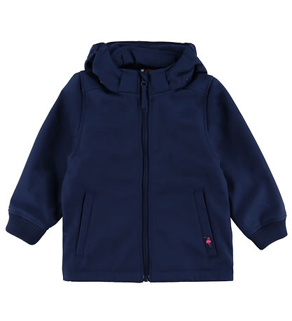 DYR-Cph Softshelljakke - Dyrevild - Navy Flamingo