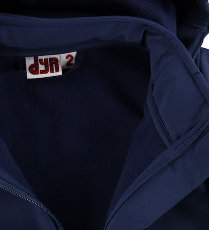 DYR-Cph Softshelljakke - Dyrevild - Navy m. Næsehorn